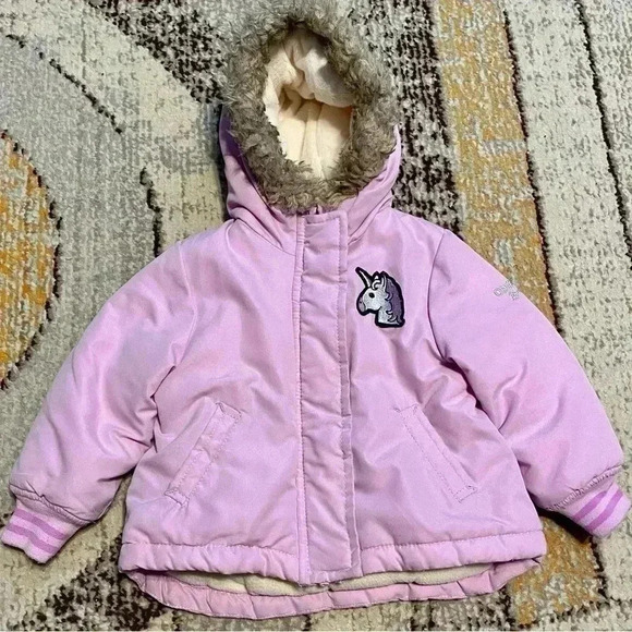 Oshkosh Purple Unicorn Coat - Picture 2 of 7